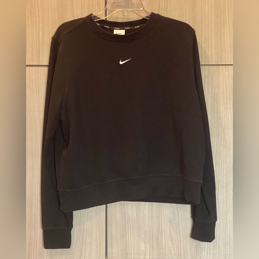 Nike Crewneck Sweatshirt Black/White Large
